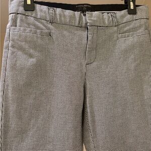 Banana Republic Sloan Monochrome Checkered Trousers houndstooth Size 2